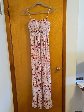NWOT Floral Formal Dress